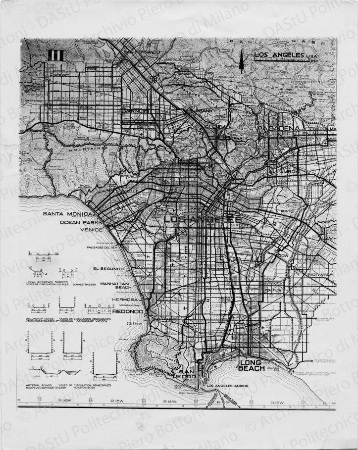 Los Angeles: tavola III, positivo, bianco e nero, mm 256x204.