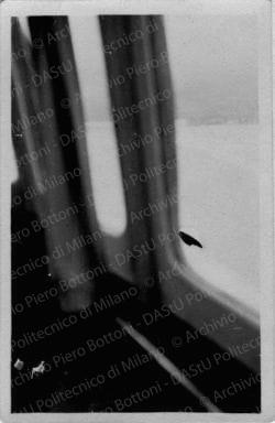 Veduta aerea di Torino, positivo, bianco e nero, mm 62x43.