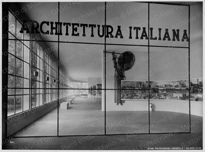 Arch. Pica, Sala architettura italiana, positivo, bianco e nero, mm 175x235.