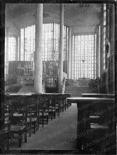 Raincy: A. Perret, Notre Dame du Raincy, positivo, bianco e nero, mm 42x32. 