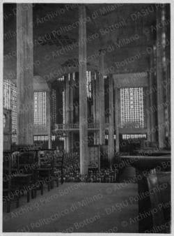 Raincy: A. Perret, Notre Dame du Raincy, positivo, bianco e nero, mm 115x84. 