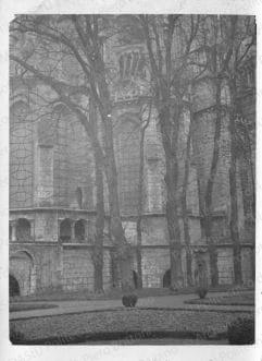 Chartres: Cattedrale, positivo, bianco e nero, mm 113x85. 