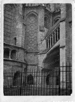 Chartres: Cattedrale, positivo, bianco e nero, mm 113x85. 