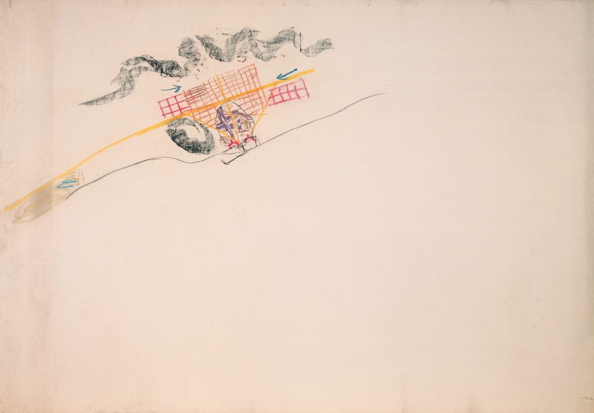 Le Corbusier, gessi colorati su carta, cm 165x240, 1934.