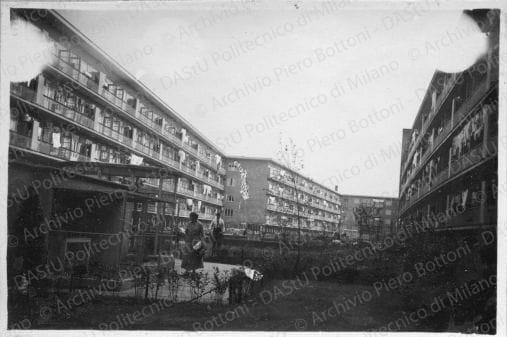 Paesaggi urbani, architetture, ambienti e situazioni diverse, positivo, bianco e nero, mm 58x88. 
