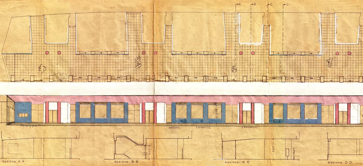 Palazzo Ina in corso Sempione a Milano, 1953-58