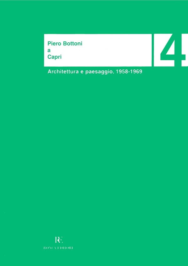 Copertina del libro "Piero Bottoni a Capri. Architettura e paesaggio, 1958-1969"