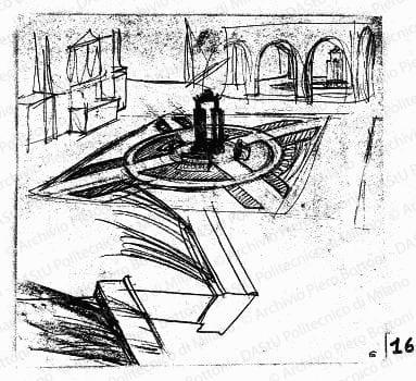 Schizzo, s.d. Matita su carta, cm 29,7x31,0.
