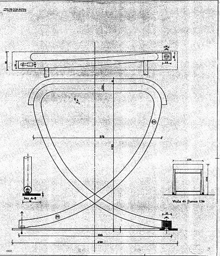 Sgabello, scala 1:1, 1:5, prot. 1538, s.d. China su lucido, cm 75,0x65,0. 