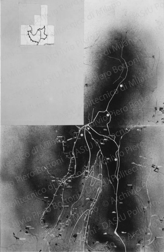 Riproduzione di planimetria. Positivo, bianco e nero, 209x137 mm, album giallo n.5, pag.34.