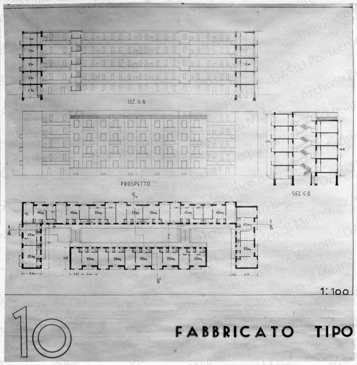 Positivo, bn, mm 123x121. Album nero n.5.