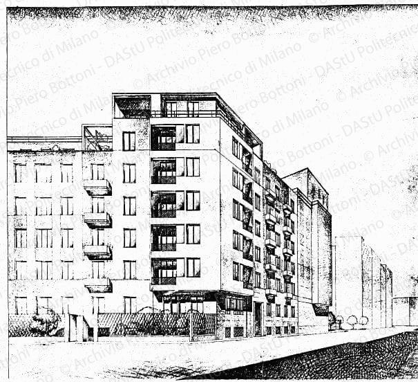 Veduta prospettica, s.d. Eliografia su carta, cm 81,2x88,3. 