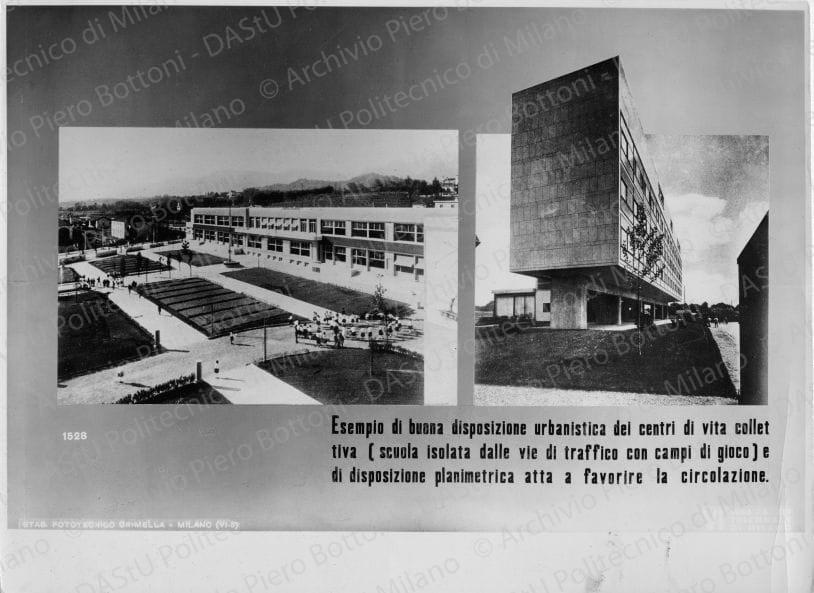 Idem, in formato differente, positivo, bianco e nero, mm 170x230. Timbro ad inchiostro sul verso: "VI Triennale di Milano 1936 XIV. Servizio fotografico. A norma di legge, qualunque riproduzione della presente fotografia dovrà portare l'indicazione del nostro nome. Stab. Fot. Crimella - Milano".