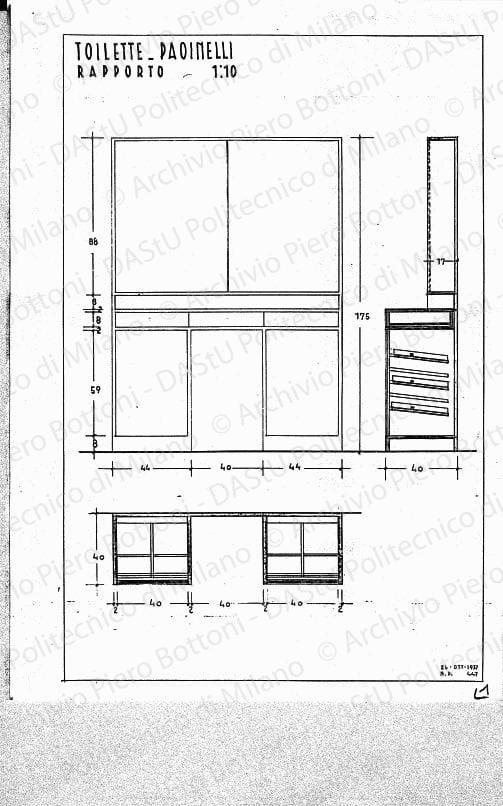 Disegni Fondo Piero Bottoni