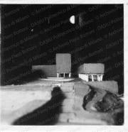 Vista plastico di studio, positivo, bianco e nero, mm 60x60. 